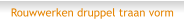 Rouwwerken druppel traan vorm